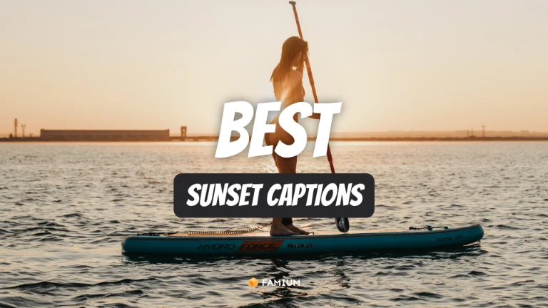 Best Sunset Captions for Instagram - Famium